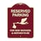 Signmission Designer Series-Reserved Parking For New Mothers & Mothers To-be, 24" x 18", BU-1824-9905 A-DES-BU-1824-9905 - alternate 1